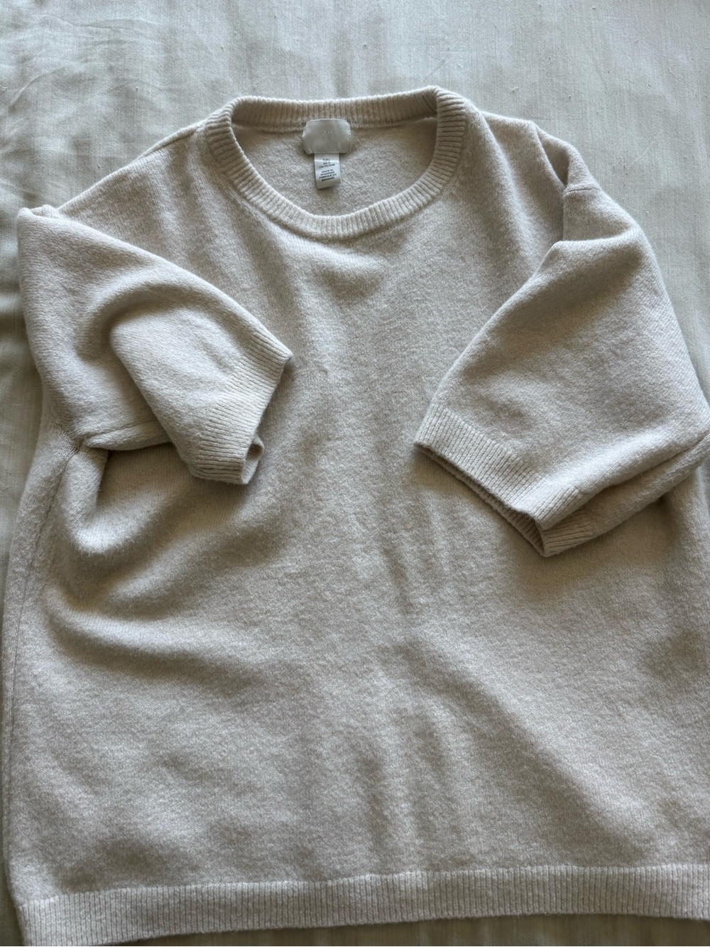 H&M Women’s Crewneck Sweater in Light Cream